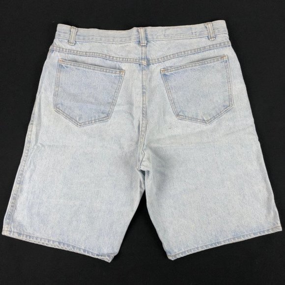 Rigolletto Mens Denim Shorts Blue pockets  Jeans - Picture 2 of 7